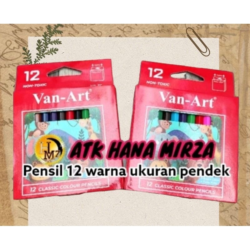 

Pensil 12 warna merk Van-Art