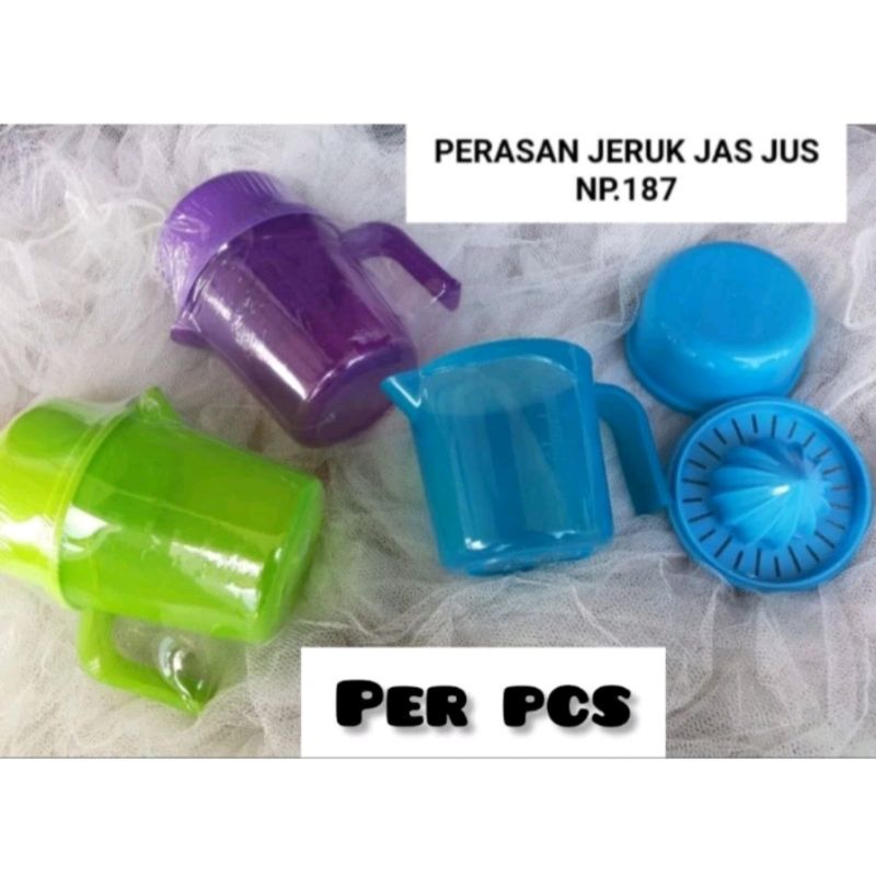 Perasan Jeruk Plastik JASJUS Set 3in1 Alat Peras Lemon Manual MURAH Limau