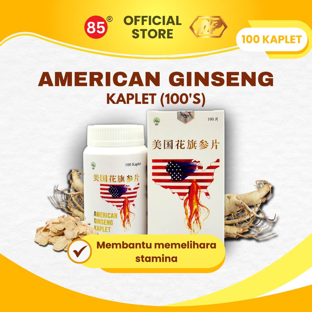 Nan Fung - Pure American Ginseng 100's untuk stamina