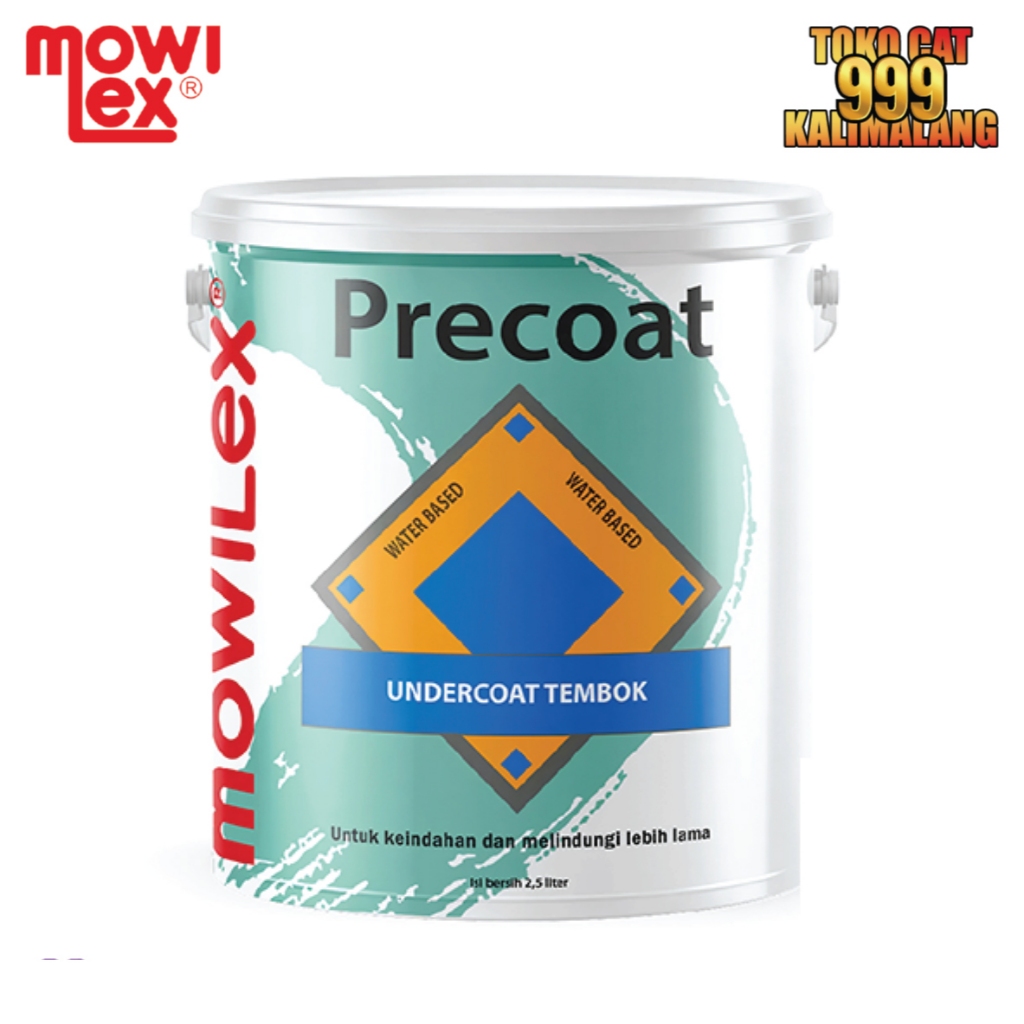 Cat Dasar Tembok Mowilex Precoat Undercoat tembok Warna Putih 2.5 L