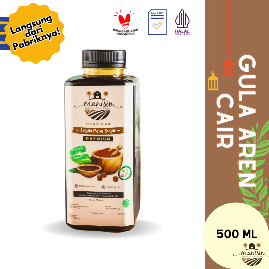 

Gula Aren Cair Premium 500 ml Manisin