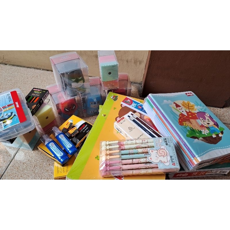 

READY‼️ ATK SEKOLAH PENSIL PULPEN BUKU PENGHAPUS
