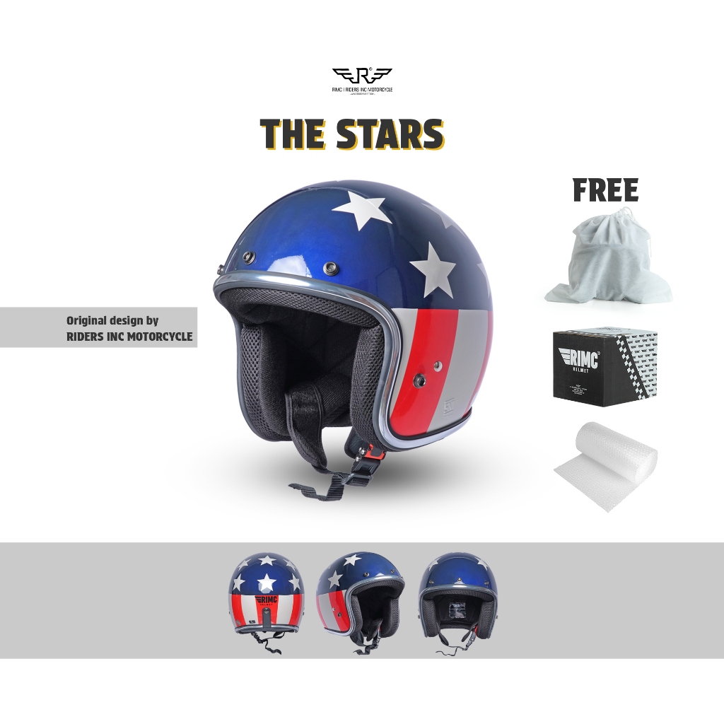 RIMC Helm The Stars / Retro / Vintage / Klasik