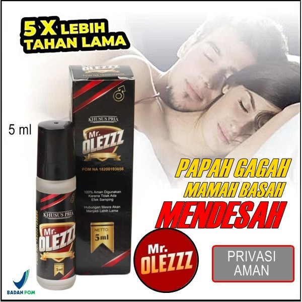 Mr Olezzz pria original 5 ml obat oles pria kuat perkasa tahan lama ASLI ORIGINAL