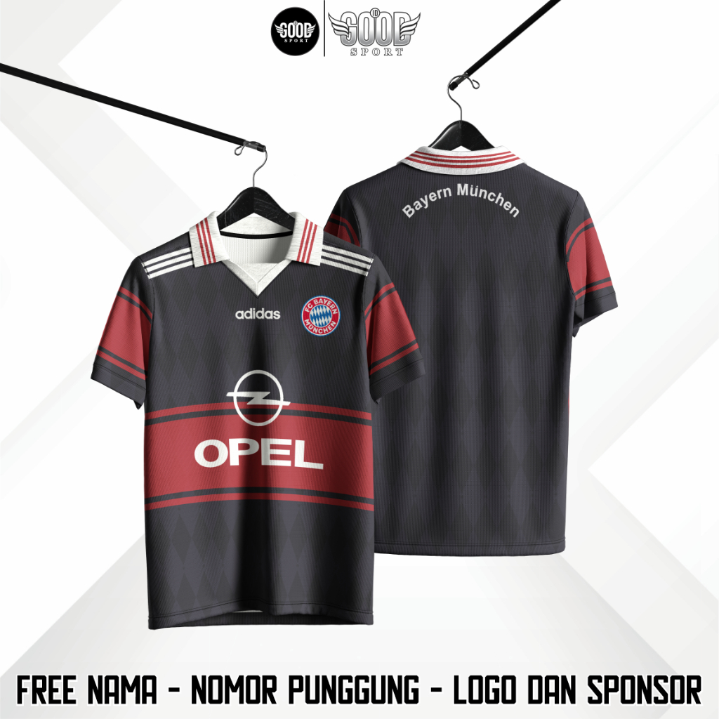 JERSEY BAYERN MUNCHEN RETRO FULL PRINTING UNISEKS