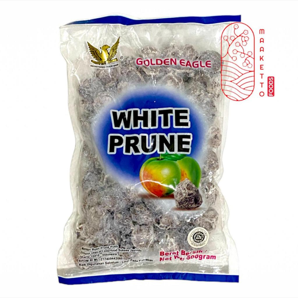 

Golden Eagle White Prune / Kiamboy / Kiamboi Putih / Manisan Buah Plum 500gr