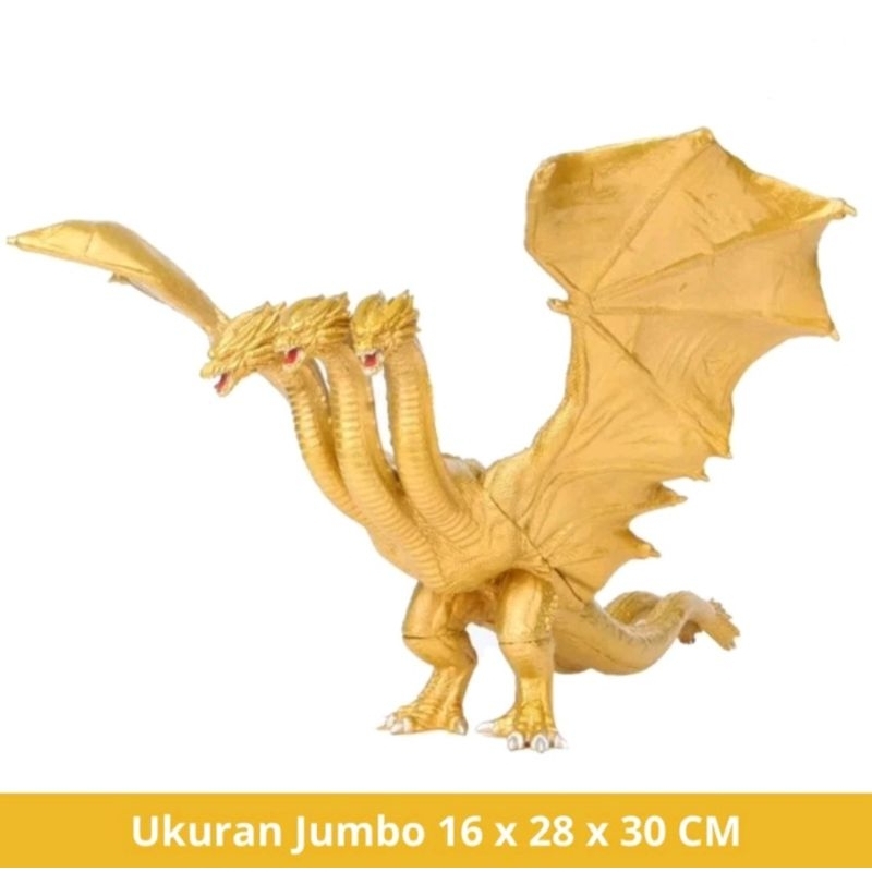 Godzilla  Ghidorah King Of Monster Kaiju Dragon Naga Ghidorah