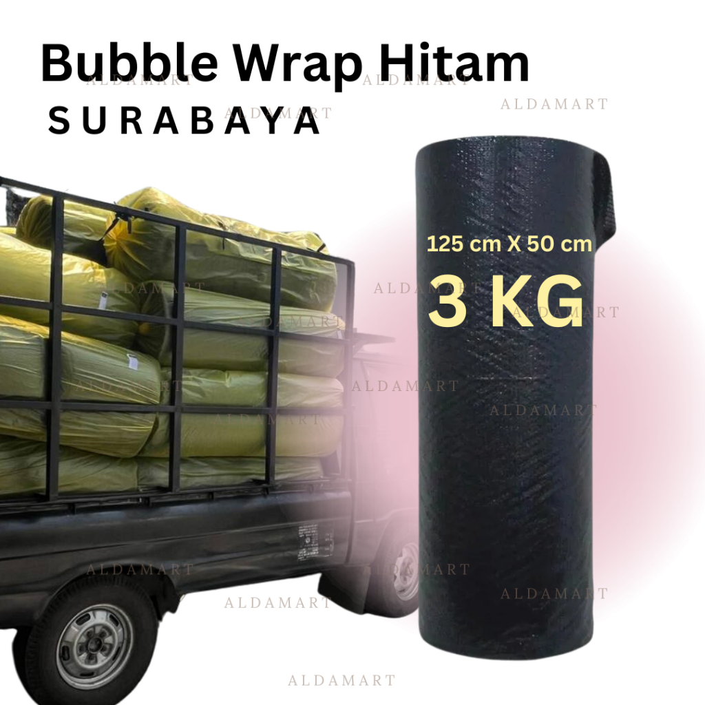 

Bubble Wrap Hitam Tebal Berkualitas 3kg 125 x 50 cm