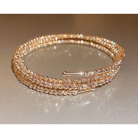 YPY-016 BANGLE GELANG ULIR Rhodium Titanium anti karat Lapis Emas VERY HIGH QUALITY