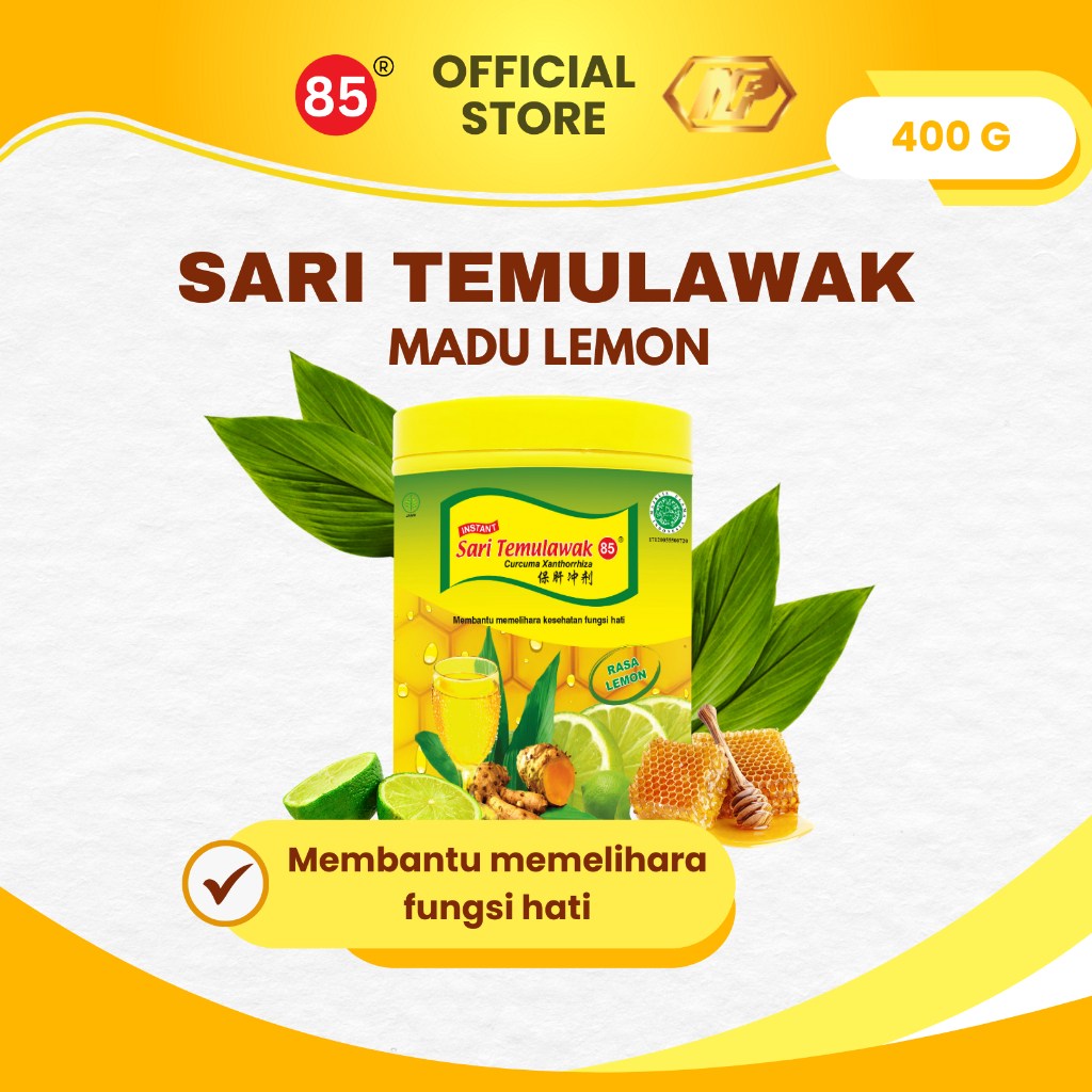 

Deli 85 - Sari Temulawak Lemon Toples untuk Kesehatan Liver