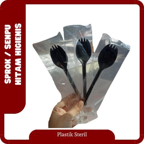 1PACK SPORK PLASTIK | SPORK 2 IN 1 SENDOK GARPU PLASTIK HIGIENIS