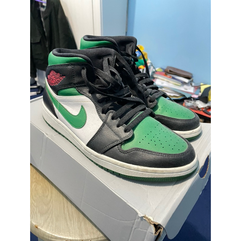 NIKE AIR JORDAN 1 MID PINE GREEN