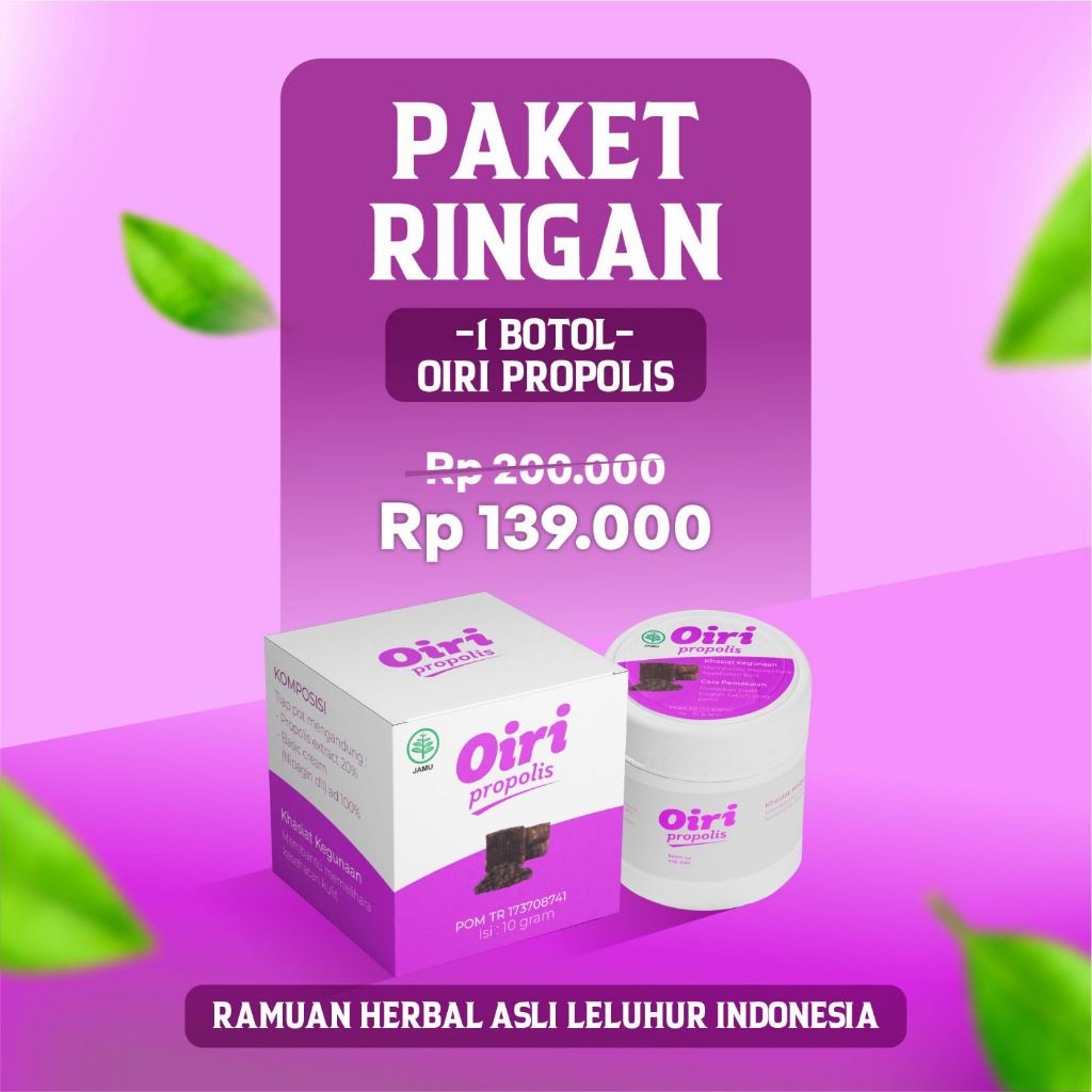 SALEP WASIR OIRI ORIGINAL BPOM HALAL TERBARU