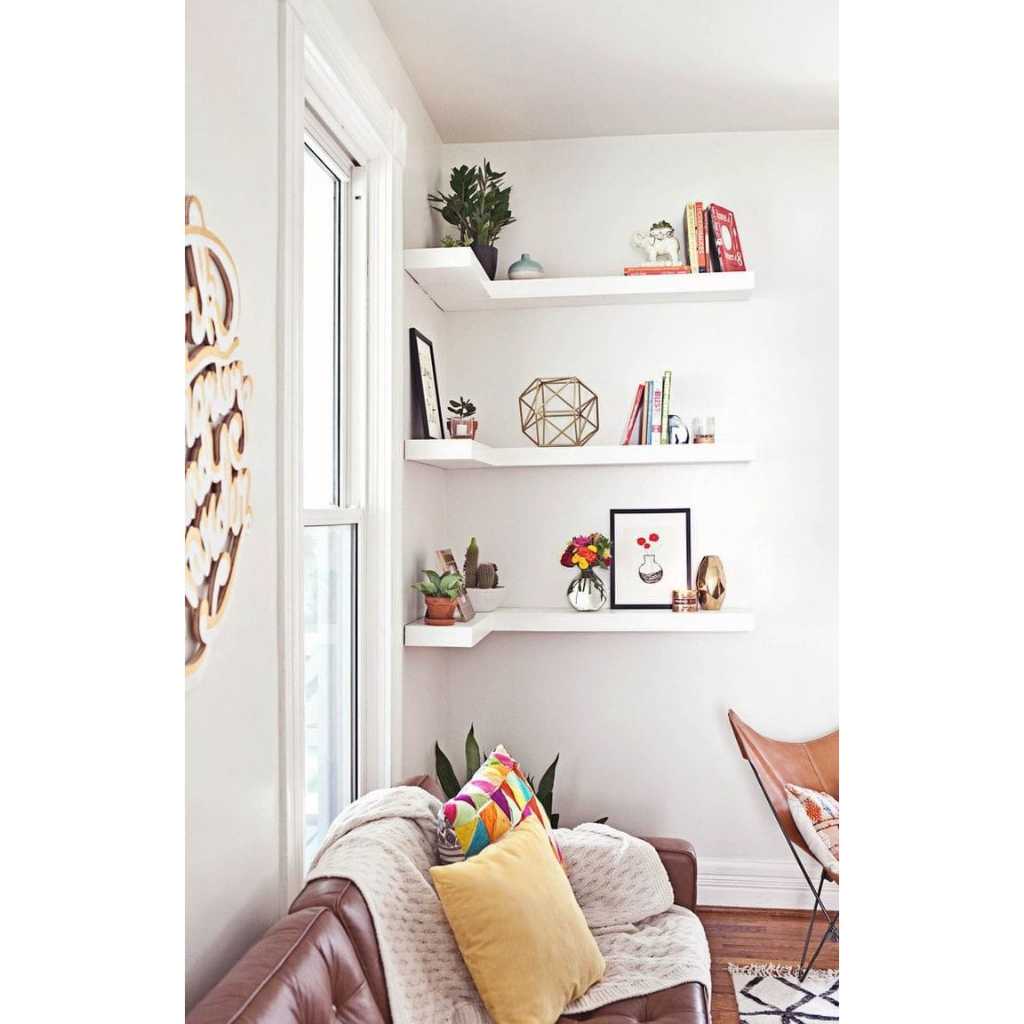 RAK SUDUT SERBAGUNA 3 SUSUN TERLARIS/ RAK AMBALAN SUDUT 3 SUSUN RUANG TAMU