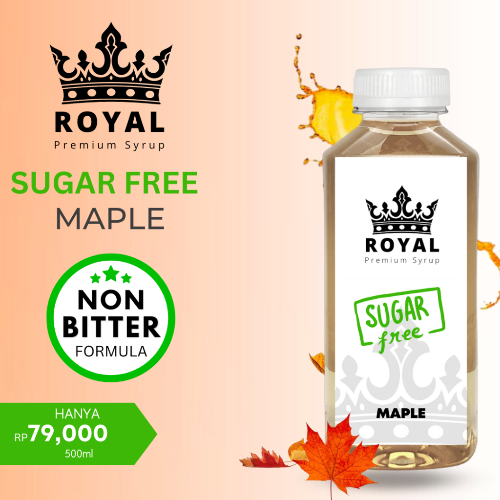 

ROYAL SUGAR FREE Maple Syrup / Sirup Maple (500ml)