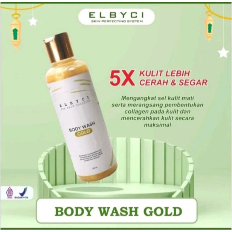 BODY WASH GOLD / MOISTURIZING BODY WASH ELBYCI