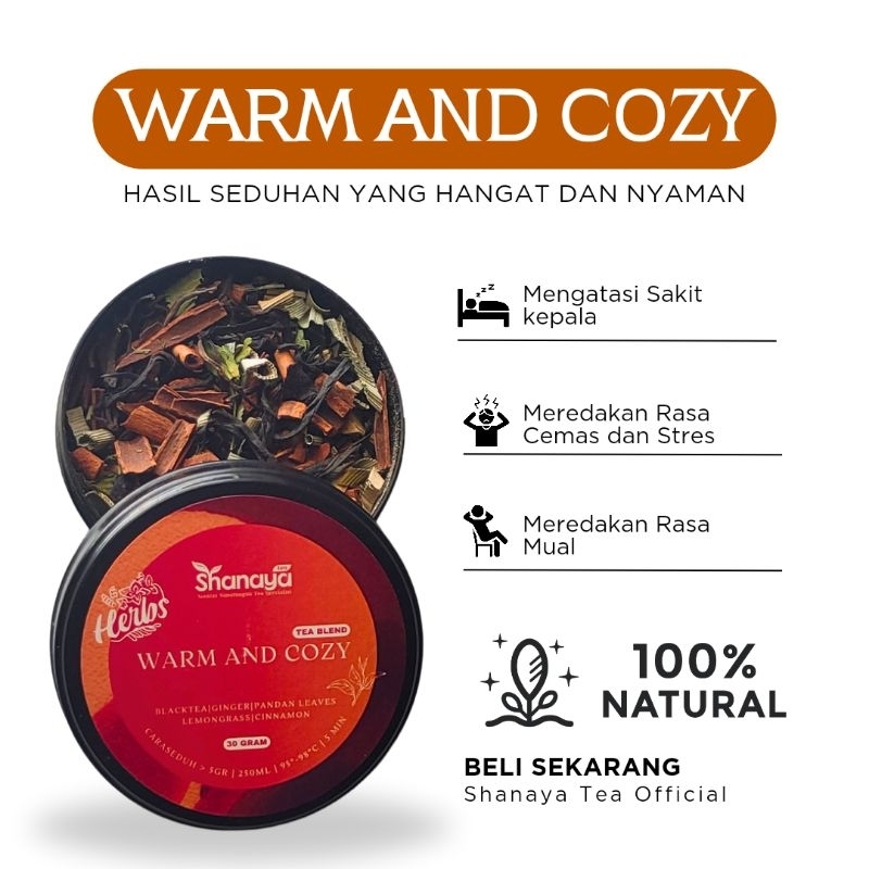 

Warm And Cozy 20gr | Teh Rempah | Shanaya Tea