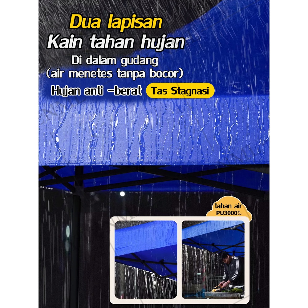 Ready StockTenda Lipat 2X2,2X3,3X3Tenda Bazar Pameran Tenda Gazebo Tenda Dagang Otomatis 1800D