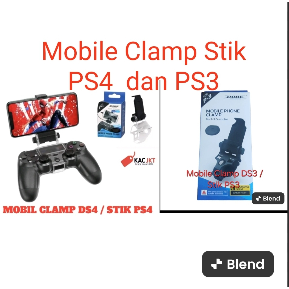 Mobile Clamp Stik Ps4 Ds4 Ps3 Ds3 Holder Stik Ps3 PS4