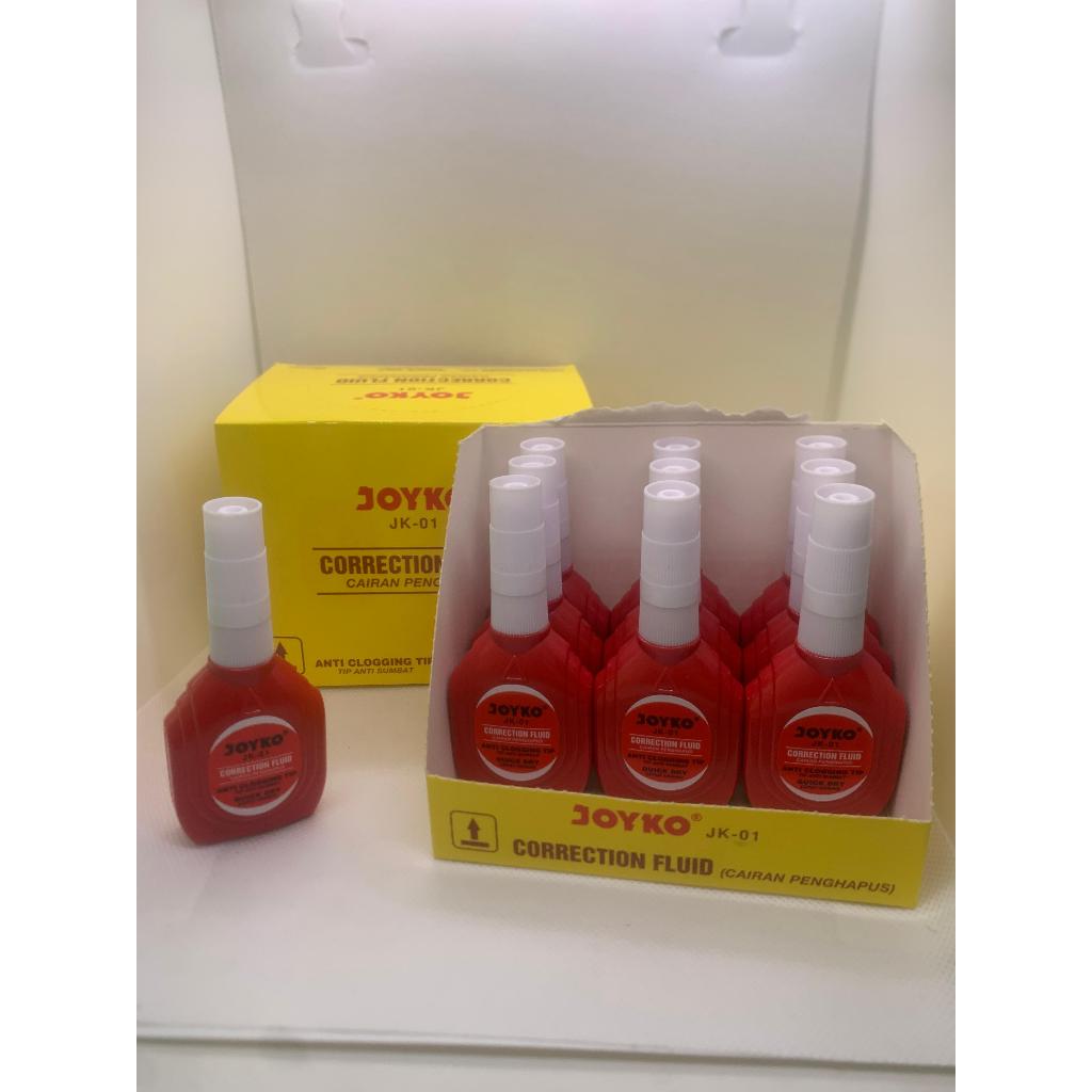 

D3W! TIPE X JOYKO CORRECTION FLUID JK-01 1 PACK (12 PCS)