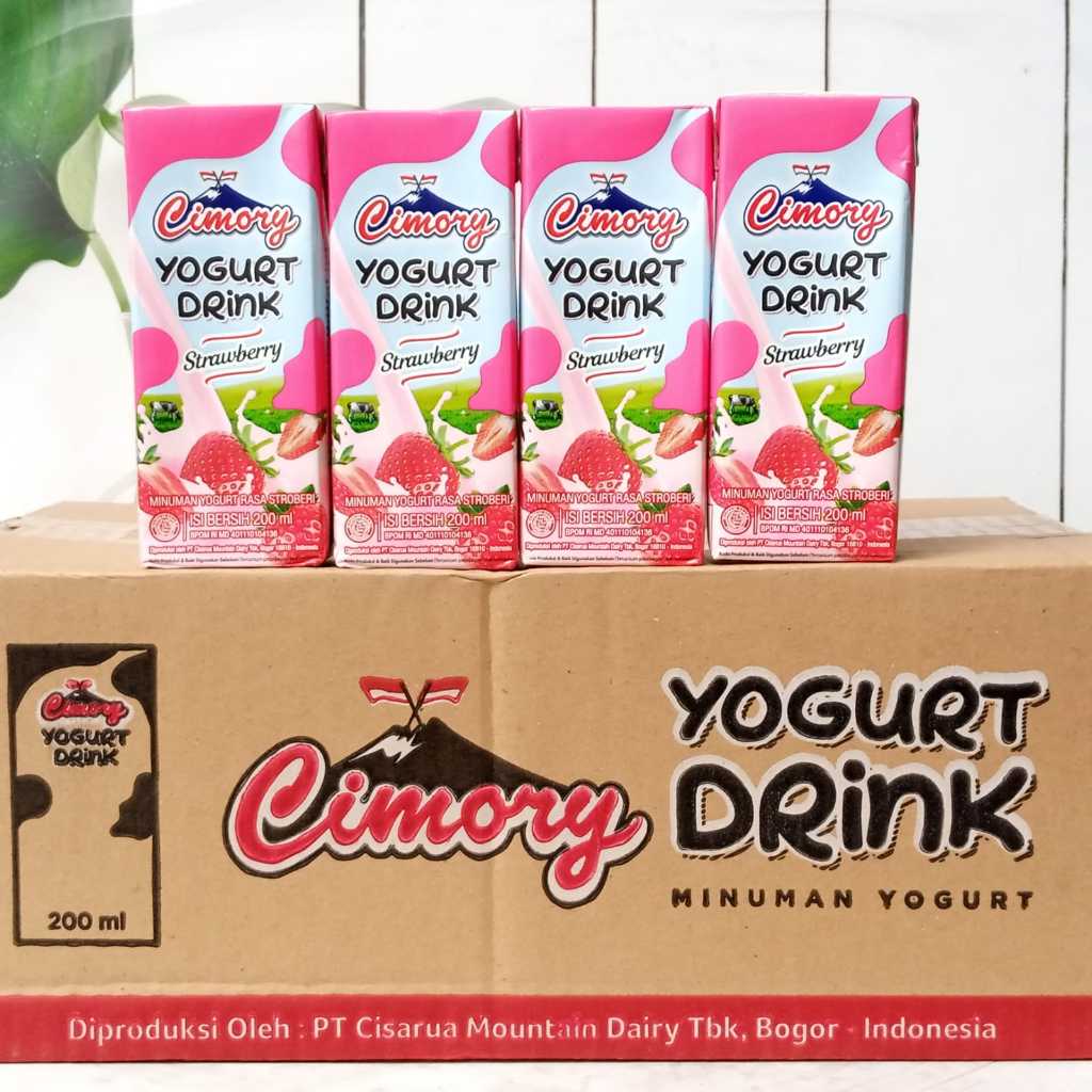

Cimory Yogurt Drink 200ml kartonan isi 24 pcs (Ed NOVEMBER 2025 )