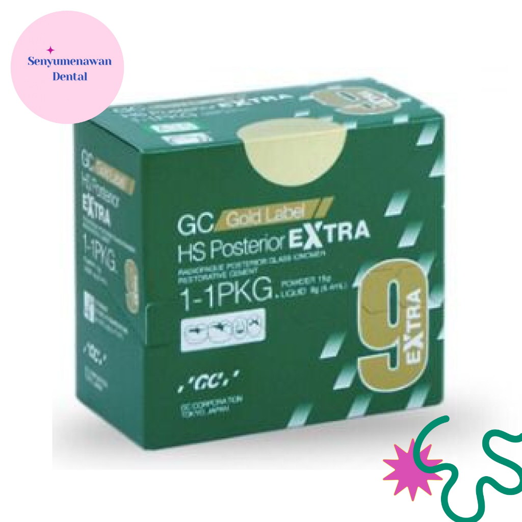 GC FUJI 9 EXTRA Gold Label GIC Glass Ionomer Cement