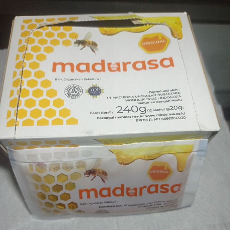 

Madu rasa Original 1 dus isi 12 saset