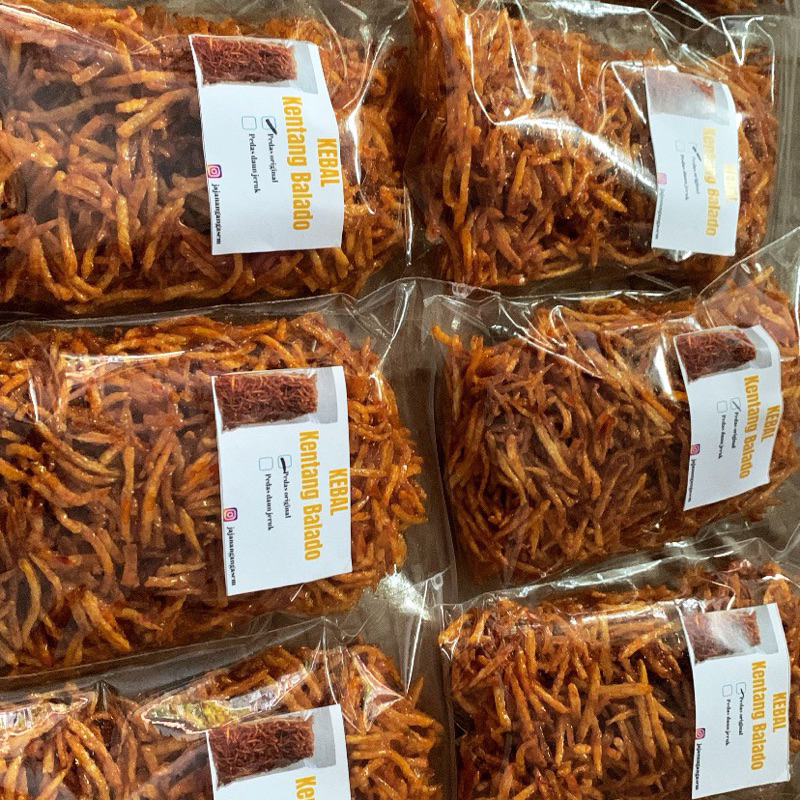 

Kentang balado (Kebal) jajanangangasem