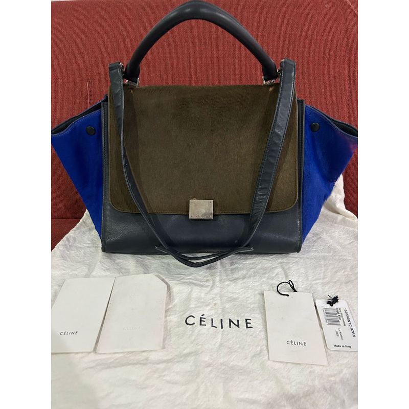 preloved Celine trapeze lengkap db n card