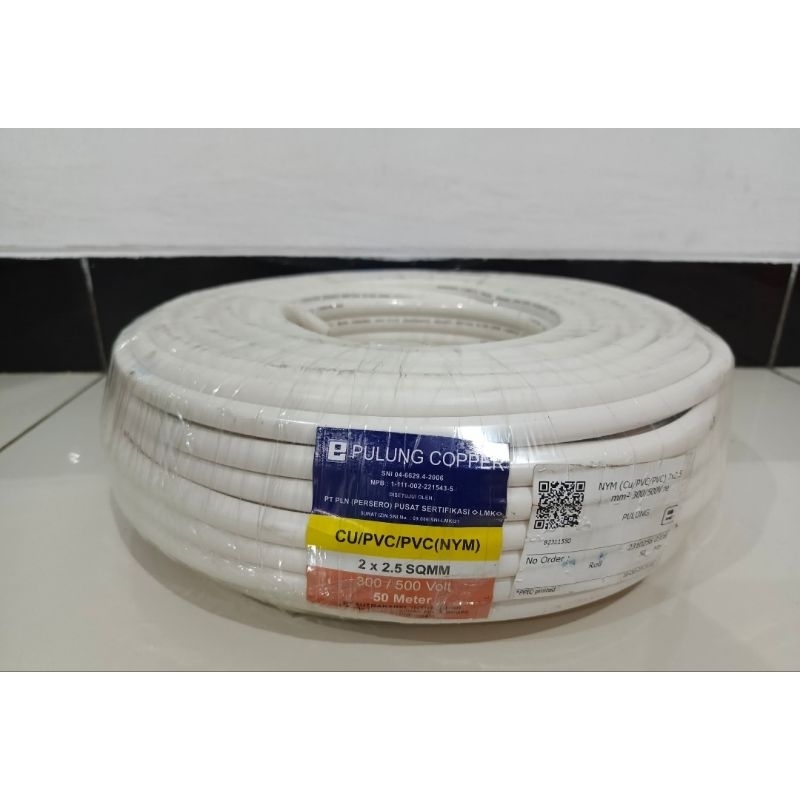 Kabel NYM 2x2.5mm Pulung per Meter