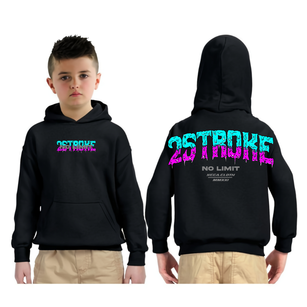 Jaket Hoodie Anak 2 Stroke No Limit - Hoodie Racing Two Stroke 2stroke 2 Tak Herex CB GL MP Tiger Ts