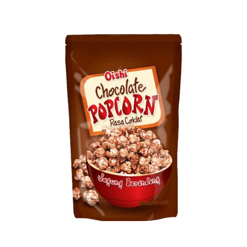 

Oishi Popcorn Jagung Chocolate 100gr / Coklat