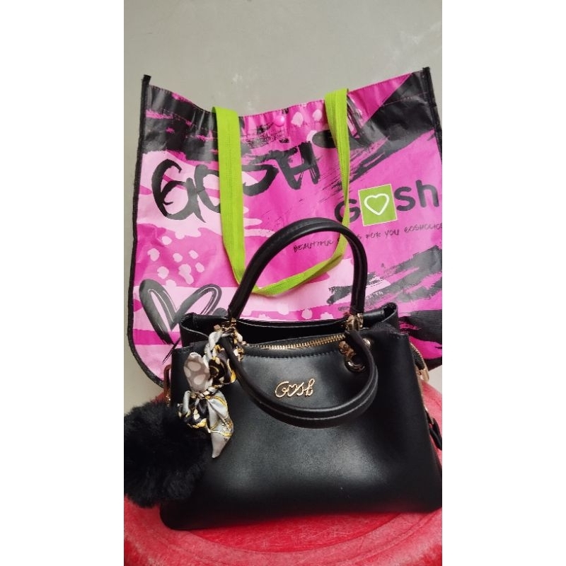 Tas gosh preloved - gosh hitam/tas gosh preloved/tas gosh/gosh bestseller/gosh cantik/tas gosh lucu/