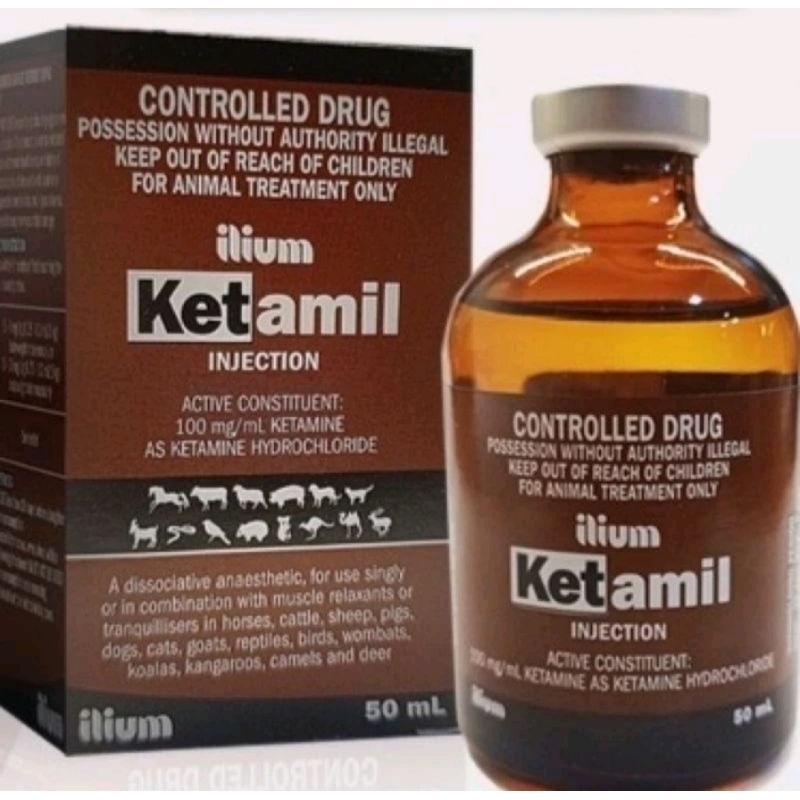 Ketamil illium 50ml Obat untuk Hewan