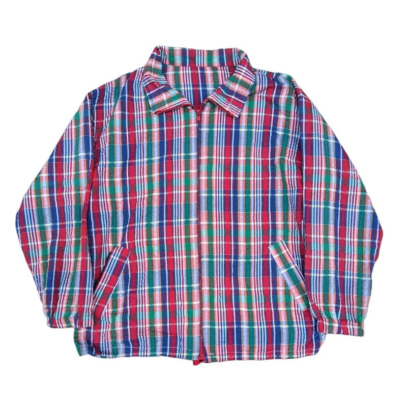 Harrington jacket plaid