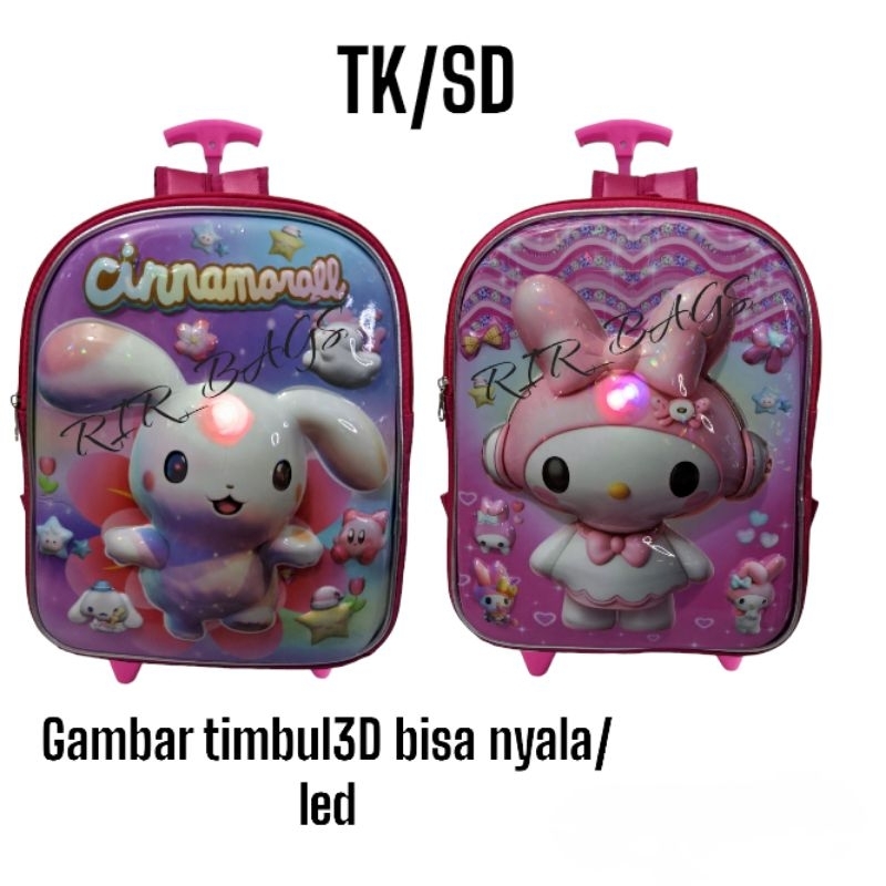 Tas troli anak perempuan/tas troli anak TK/tas dorong anak/tas troli anak terlaris/tas koper anak lu