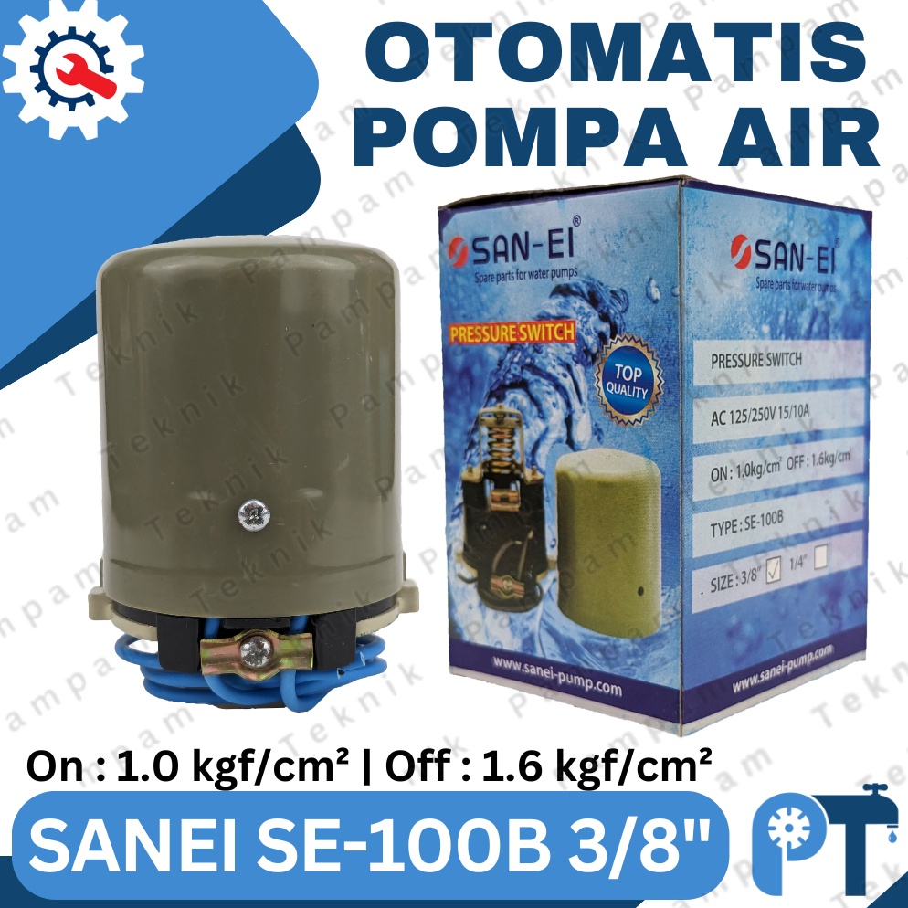 Harga Bersahabat Otomatis Sanei 38 inch  Pressure switch pompa air San ei drat dalam 38