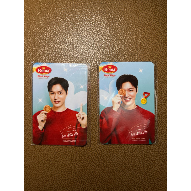 PHOTOCARD LEE MIN HO X ROMA BISKUIT KELAPA
