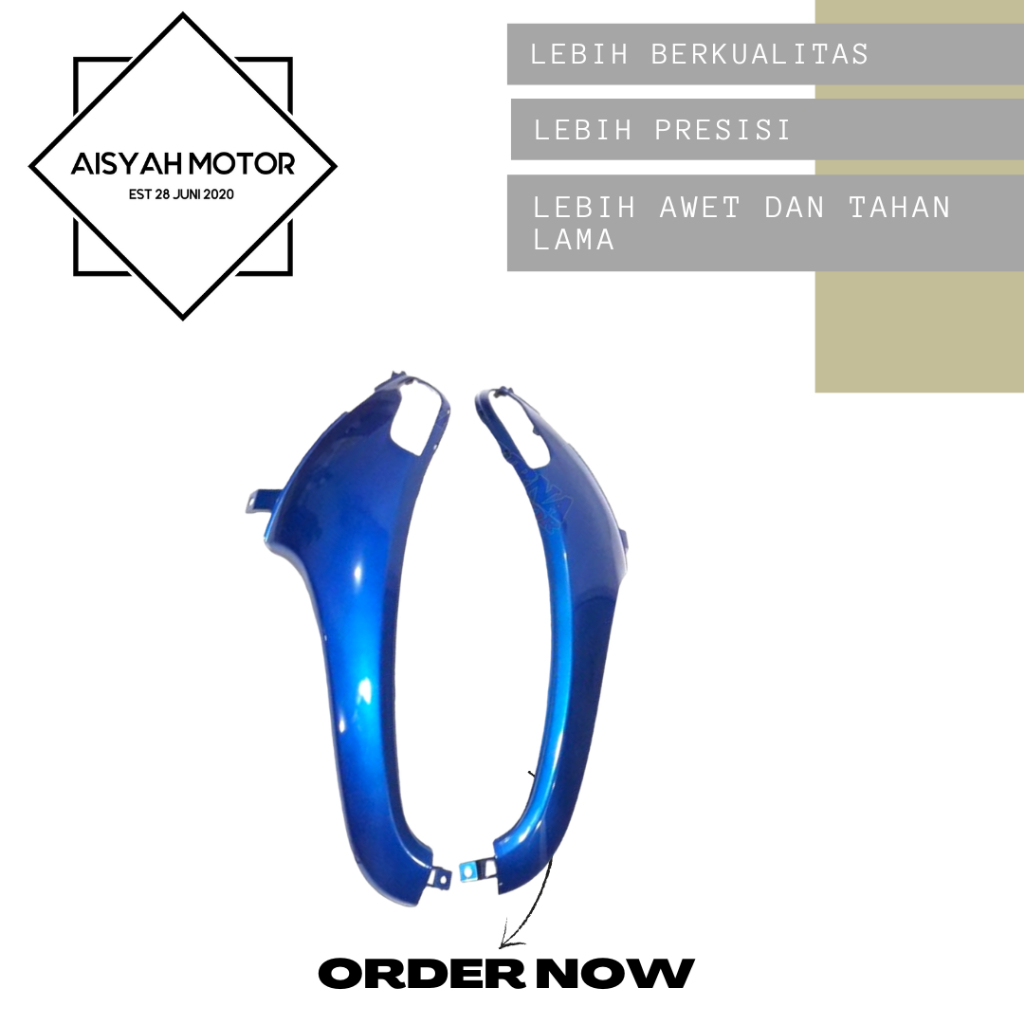 Sayap Honda Scoopy FI Warna Biru Tahun 2015