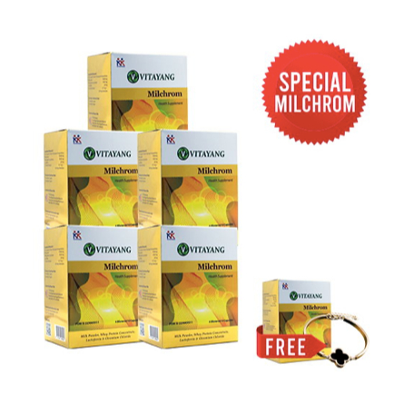 Vitayang Milchrom Suplemen Diabetes Resistensi Insulin Gula Darah Tinggi 5 Box Milchrom Free 1 Box M