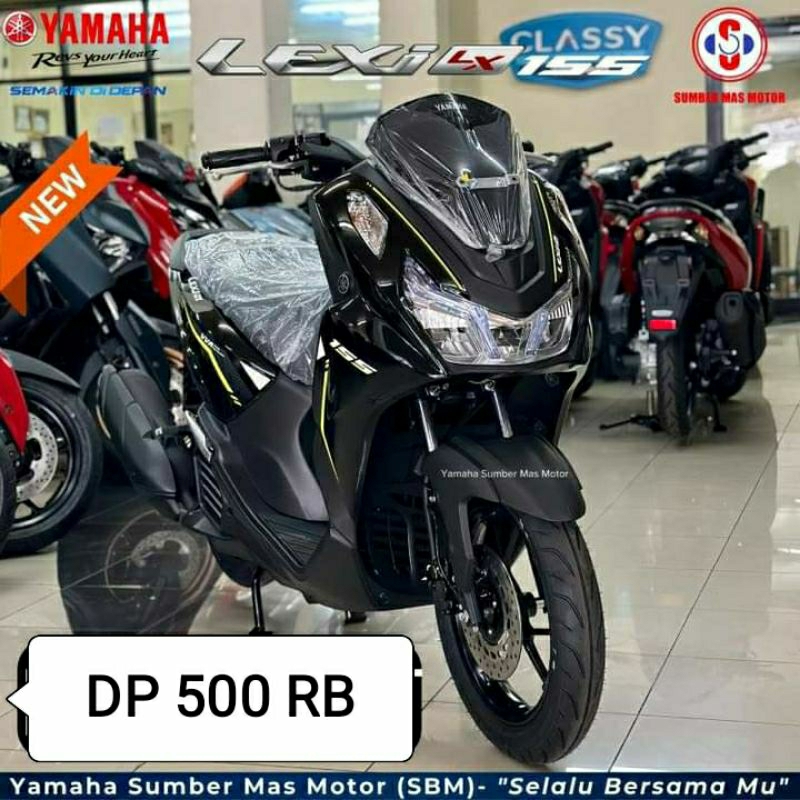 Kredit Yamaha Lexi LX 155 Standard Hitam