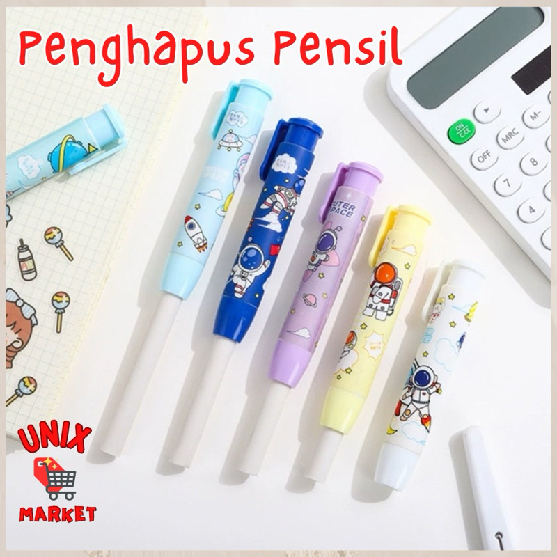 

PENGHAPUS PENSIL TEKAN MEKANIK KARAKTER MOTIF LUCU PENGHAPUS BENTUK PEN PENGHAPUS TULISAN ALAT SEKOLAH