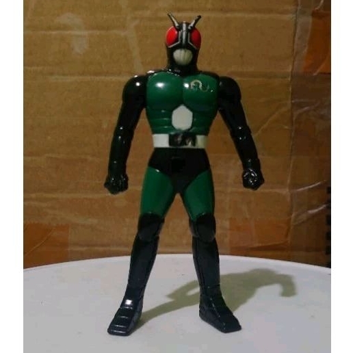 Action figure Kamen Rider RX hijau BANDAI rare