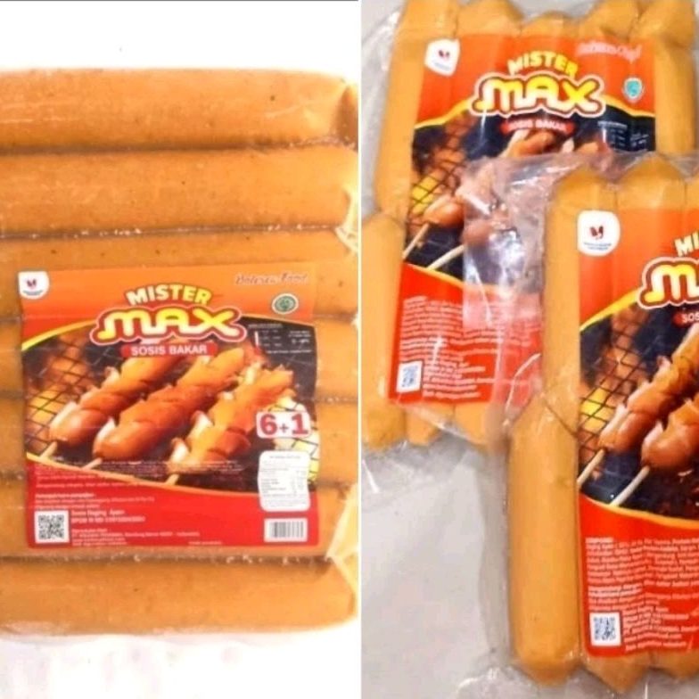 

MISTER MAX SOSIS BAKAR JUMBO UK.8 pcs (NEW)& MINI. ISI 10+2