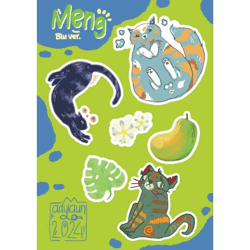 

Toko Bonbeen - Sticker Sheet Meng Blu Ver.