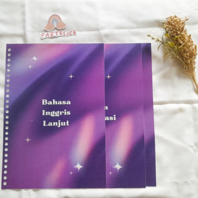 

Binder Divider B5 / Pembatas Binder B5 / Bisa Custom