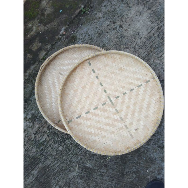 Nyiru tampah anyaman bambu diameter 60cm