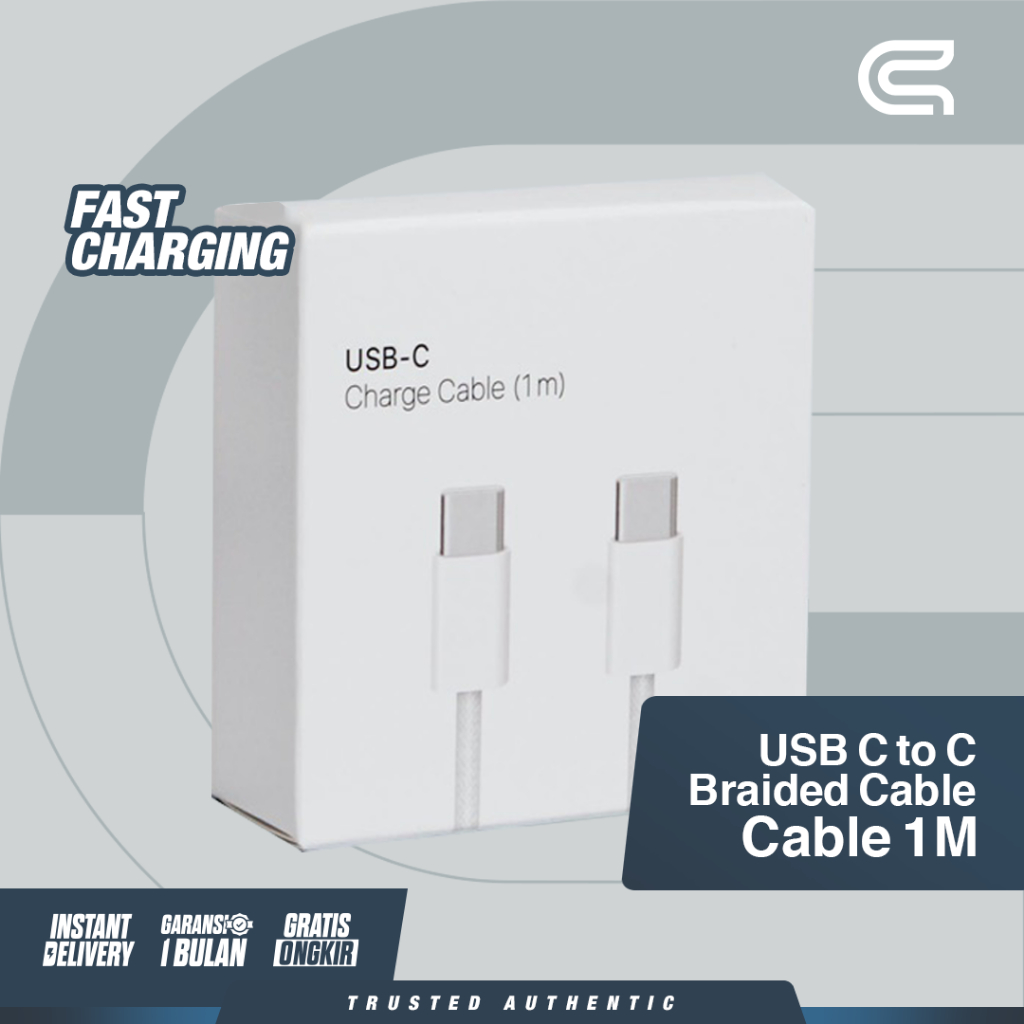 Kabel USB-C To C Braided 1 meter