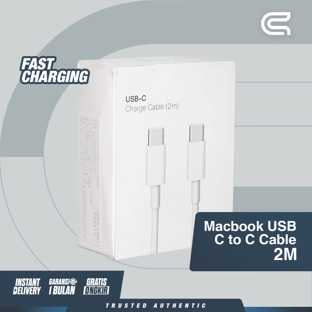 KABEL C To C 2m - (USB-C Charge Cable 2 Meter)