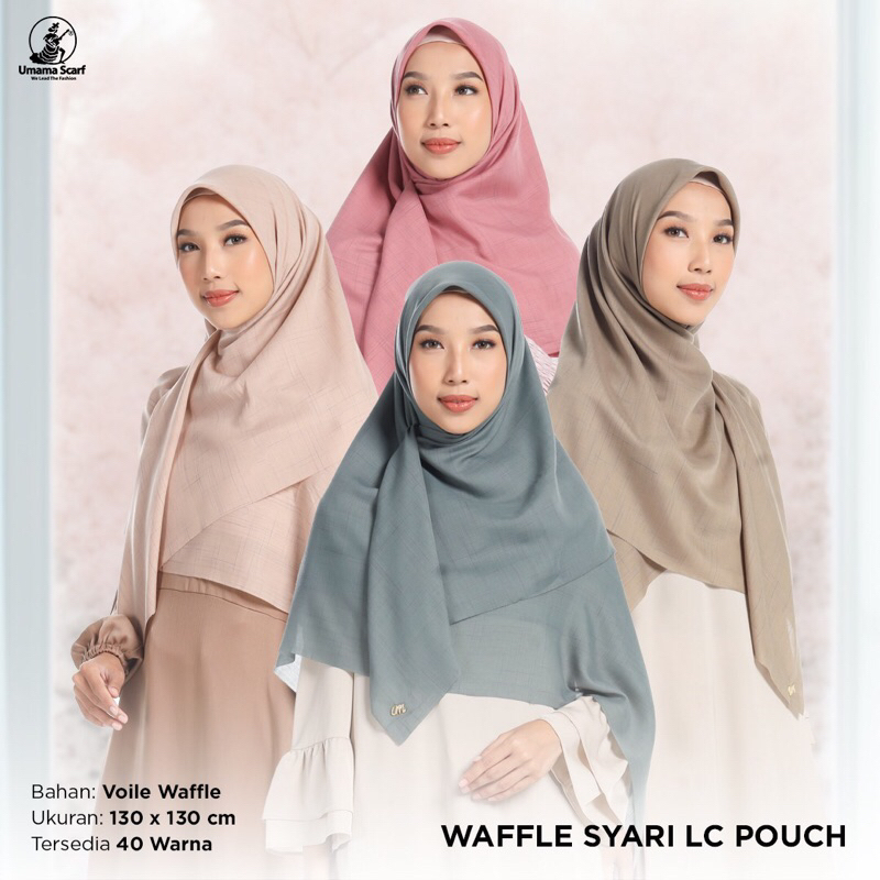 Supplier Grosir Hijab Umama Voal Waffle Syari Logo Jilbab Segiempat Syari Polos Jilbab Terlaris Term
